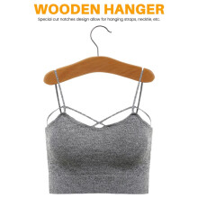 Wooden Baby Hangers,Kids Hangers,Notched Shoulder Design for Children Clothes,Decoration Hanger,10 Pack,Small