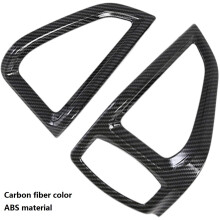 per Transit 2017 + Cruscotto nel Fibra di Carbonio per Auto AC Condizionatore D'Aria Presa di Sfiato Copertura Trim per Tourneo Custom 2016 +