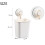 Suction Cup Toothbrush Rack Suction Wall Type Suit Bathroom Toothpaste Toothbrush Rack Rack Shelf Without Punching 2