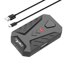 HXSJ Gaming Toetsenbord Muis Converter, 4 in 1 Gaming Toetsenbord Muis Converter Combo voor Android-Telefoon P8