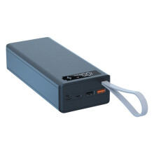 16X18650 Caja de Almacenamiento de BateríA PD QC3.0 Carga RáPida Caja de Banco de EnergíA de Bricolaje Caja 18650 Caja de Soporte de BateríA Negro