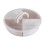 4-Compartment Vegetable Tray Snack Storage Box with Lid Fruit Bowl with Lid 1
