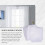 Window White Sheer Curtains 84 Inches Long 2 Panels Sheer White Curtains Clear Curtains Basic Rod Pocket Panel 4