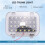 Car LED Trunk Light Tailgate Middle Lamp for  Alphard Vellfire 30 Series 2015-2020 3