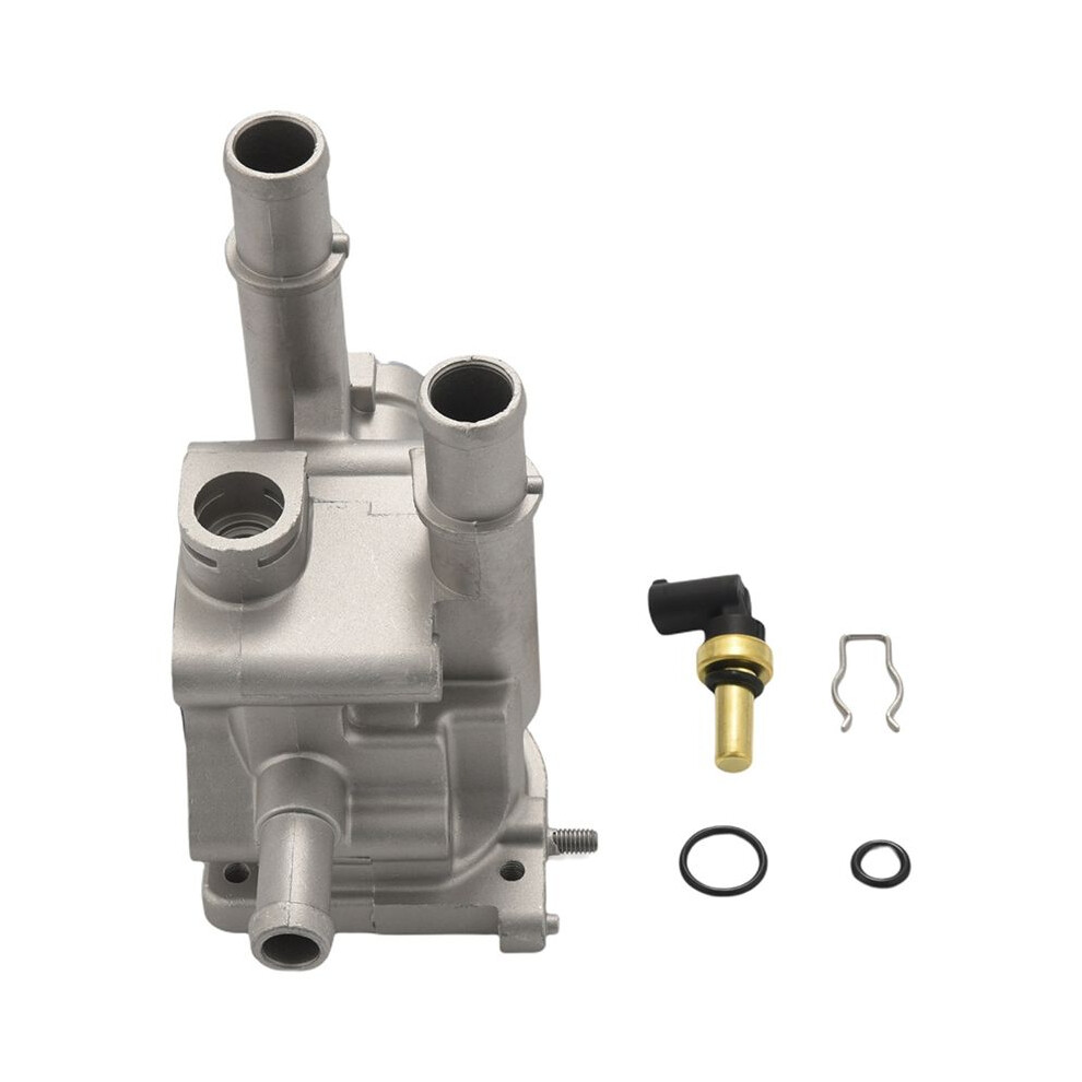 Aluminum Engine Thermostat Housing Cover With Sensor 96984103 96817255 For Chevy Cruze Aveo Orlando 6031146650020