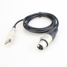USB para Adaptador de Interface DMX LED DMX512 Computador PC IluminaçãO de Palco Controlador Dimmer, Cabo Adaptador
