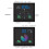 Bathroom Waterproof Wall Clock Shower Clocks Timer Digital Electronic Wall Clock Kitchen Washroom  White 3