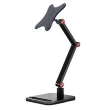 Soporte de Escritorio de Aleación de Aluminio con Montaje de Liberación Rápida para Monitor de 17 A 25 Pulgadas