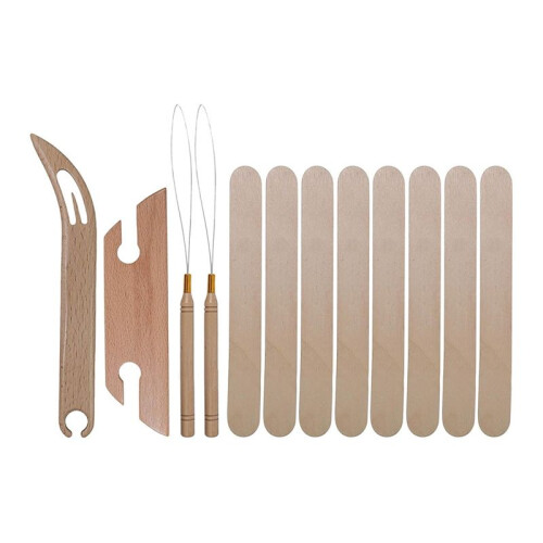 Inkle Weaving Shuttles Set Multifunctional Weaving Tool Practical Needle Threader for Weaving Enthusiasts  Lovers 1