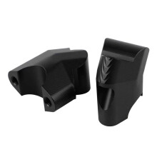 Adaptador de Extensão de Suporte para Guidão de Motocicleta com Braçadeira de Elevação para Guidão para   800MT MT800 Preto
