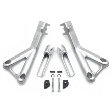 Motorcycle Rear Passenger Foot Peg Bracket Pedal for Panigale V4/S 2018-2022 Motorcycle Parts Silver