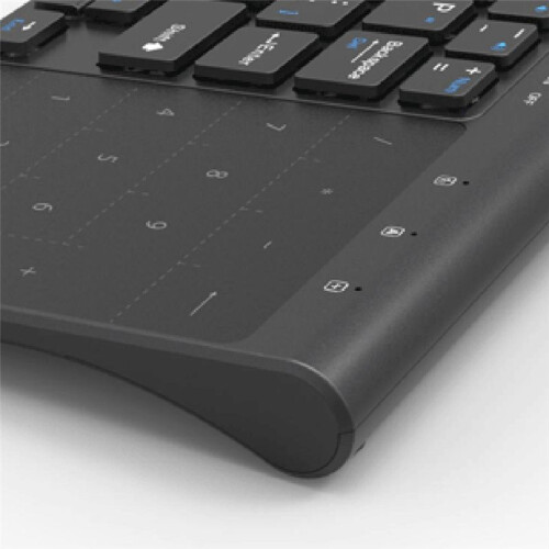 Slim 2.4G Wireless Keyboard with Touchpad Mouse Number Numeric USB Wireless Keyboard for Android Windows Desktop Laptop 2