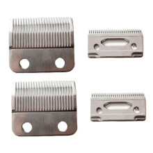 2 Sets Professional Adjustable Clippers Blades Carbon Steel Hair Clipper Replacement Blade for 8148 Magic Clipper