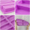 4 PièCes Rectangle Silicone Moule  Bar Maker Chocolat Cornbread Cheesecake Savon Moule 6