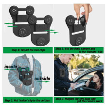 BK01 Body Camera Universal Strong Suction Magnet Mount Holder Stick per Vestiti per Tutte Le Body Cam e Clip Indossabili
