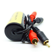 Supresor de Filtro de Ruido de Audio RCA Aislador de Bucle de Tierra para EstéReo de AutomóVil y Hogar 2XRCA Macho, 2XRCA Hembra con Audio para