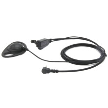 2 STKS D Vorm Walkie Talkie Headset Oortelefoon 1Pin 2.5Mm PTT Mic Oortelefoon voor T5620 T6200