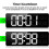 13Inch Large Display LED Digital Wall Clock Remote Control Table Alarm Clock Date Week Timer Automatic Dimmer Clock-B 6
