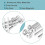 4Pcs Tuning Fork Set (4096C, MI528, 128C, OM136.1) for Solfeggio,for Chakra,Sound Therapy,Reliever Stress 4