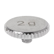 Headshell 2G Shell Gewicht Plattenspieler Metall Elektrische Instrumententeile für SL1200 SL1210 MK2 3 5 M5G Stylus DJ, Silber