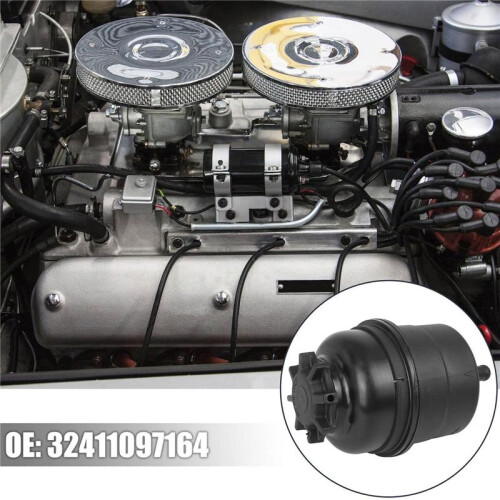 Power Steering Pump Reservoir Bottle W/ Cap 32416851217 / 32411097164 for   E36 E46 E39 E53 E60 E90 2