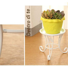 Blumen Hocker Metall Blumen StäNder, EuropäIschen Stil Hocker Balkon Boden Garten Blumen Topf Pflanzer Halter Dekor Pflanzen Regal A