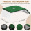 Lawn Turtle Basking Platform Turtle Resting Basking Platform, Simulation Grass Turtle Ramp for Turtle Tank, Reptile S 7