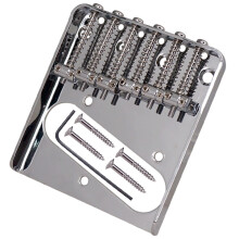 6 Cordas de Ponte de Sela AtráS Do Fundo para PeçAs de AcessóRios de Guitarra de ReposiçãO de Guitarra EléTrica Telecaster