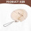 4Pcs Flannel Cloth Coffee Filter Strainers Reusable Coffee Dripper with Handle Handmade Coffee Accessories for Home Use 7