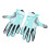 Rutschfeste Silikon Handschuhe Baseball L 6