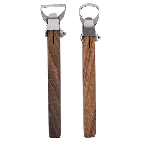 2 PCS Sculpture Scraper Clay Extruder Tool Pottery Carving Tool Shape Tool Teacup Mug Handle Clay Cutter