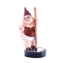 Resin Pole Dance Gnome Statue, Dancing Sexy Stripper Girl & Female Lady Woman Figure for Showcase Personalized Funny
