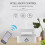 Rain Drop Air Humidifier Essential Oil Diffuser 300Ml LED Lamp Remote Control Rain Cloud Aromatherapy Diffuser US Plug 7