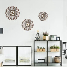 3 StüCk Holz-WindmüHlen-Wanddekoration, Bauernhaus-HäNgedekoration, LäNdliche HolzküChe, Rustikales Wohnzimmer, Skulpturenkunst