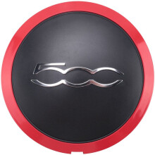 1 StüCk 133 Mm Radkappe für 500 Radmitte Radkappen Emblem Aufkleber 68078419AC 68078421AC 51884863 Rot