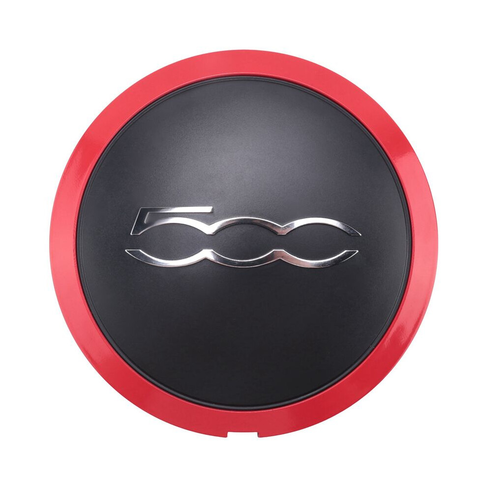 1Pcs 133Mm Hubcap For 500 Wheel Centre Hub Caps Emblem Sticker 68078419Ac 68078421Ac 51884863 Red 4714250115204