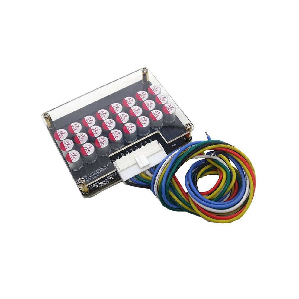 Whole Group Balancer 8S 5A Active Lithium Lipo Lifepo4 Battery Equalizer Transfer Capacitor Bms Board With Shell 4712433383143