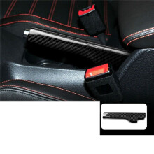 Real Carbon Fiber Handbrake Cover Hand Parking Brake Handle for MK3 6 MK5 MK6