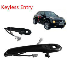 82644-1FA5A Car Exterior Front O/S Driver Right Side Door Handle Keyless Entry for Juke 2010-2019 Black