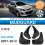 4PCS Mudflap for  2 Saloon 2007-2012  Mud Flaps Guard  Flap Mudguard Accessories 3