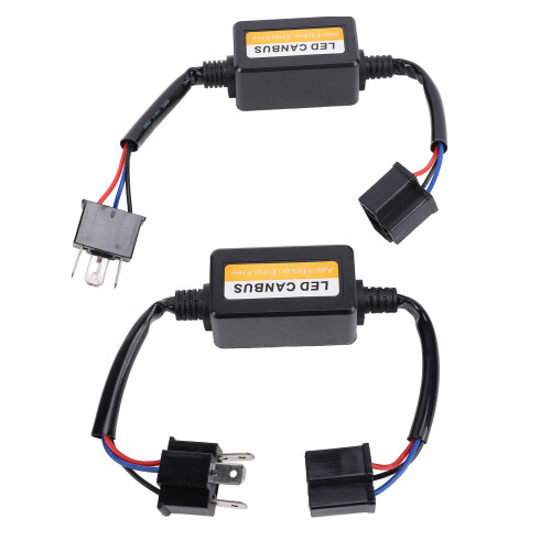 2 Stück H4 LED CAN-Bus-Dekoder 35W DC9-16V Plug&Play