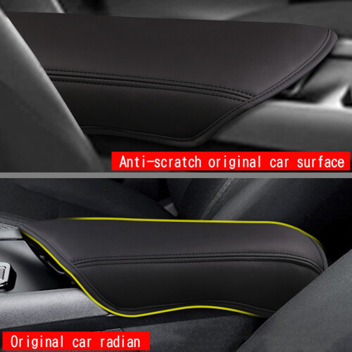 Car Console Armrest Panel Pad Cover Thicken Microfiber Leather Protective Trim for  Note E13 2022 2