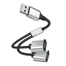 USB una USB 2.0 Puerto USB Triple HUB Cable Adaptador OTG Convertidor de Carga de Datos Hab Divisor de ExtensióN USB, USB una 2 USB