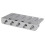 5 String Verdikte Bas Zadel Brug Pull String Plaat voor 5 String Elektrische Bas Gitaar Accessoires Zilver 7