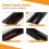 For  3 Series E90 E91 M-Tech 320I 330I 2005-2008 Front Bumper Lip Angle Diffuser Splitter Spoiler Protector Black 1