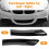 For  3 Series E90 E91 M-Tech 320I 330I 2005-2008 Front Bumper Lip Angle Diffuser Splitter Spoiler Protector Black 6