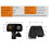 Motorfiets Opladen QC3.0 Digitale Display Dual USB Telefoon Snellader Voltmeter Thermometer Telefoonoplader Socket 9