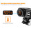 Motorfiets Opladen QC3.0 Digitale Display Dual USB Telefoon Snellader Voltmeter Thermometer Telefoonoplader Socket 6