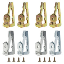 156T1978A Déclencheurs de Minuterie de Remplacement pour Minuterie Intermati Fit Série T100, Paquet de 2 (4 Marche/4 Arrêt/8 Vis)