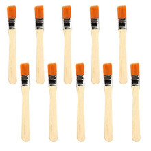 Nylon Paint Brushes Set for Machine Care Oil Brush Keyboard Dust Cleaning Brush Wooden Brush Tools